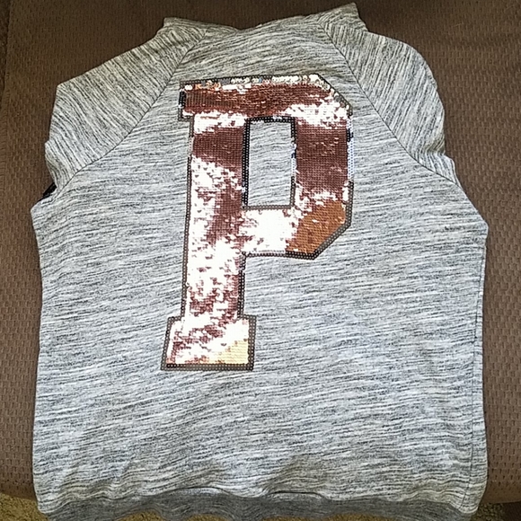 VICTORIA'S SECRET PINK sequin hoodie - Picture 2 of 4